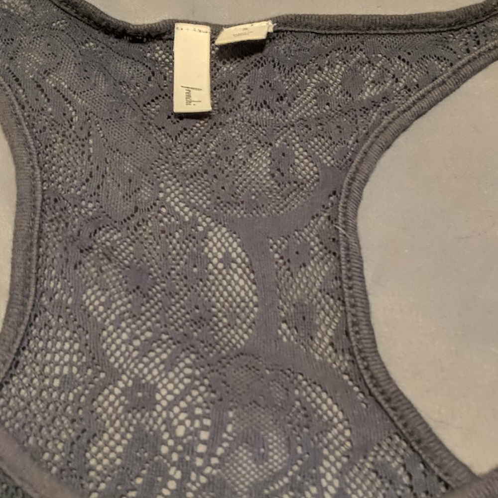 Frenchie Mesh Racerback Tank - Picture 3 of 6